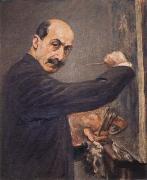 Max Liebermann self portrait oil painting picture wholesale